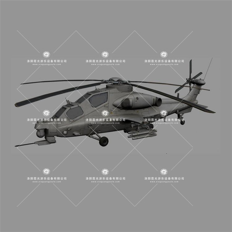 大兴武装直升机3D模型